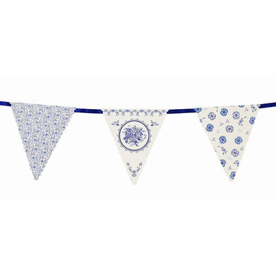 Party Porcelain Blue Bunting -  Party Supplies - Talking Tables - Putti Fine Furnishings Toronto Canada - 2