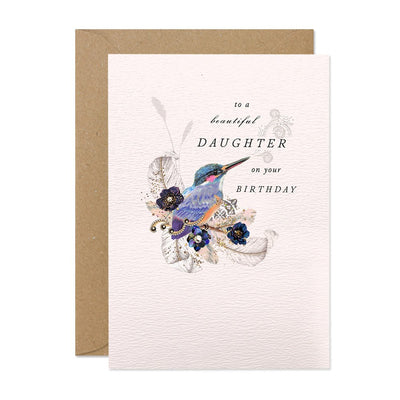 Daughter Kingfisher Greeting Card | Putti Celebrations