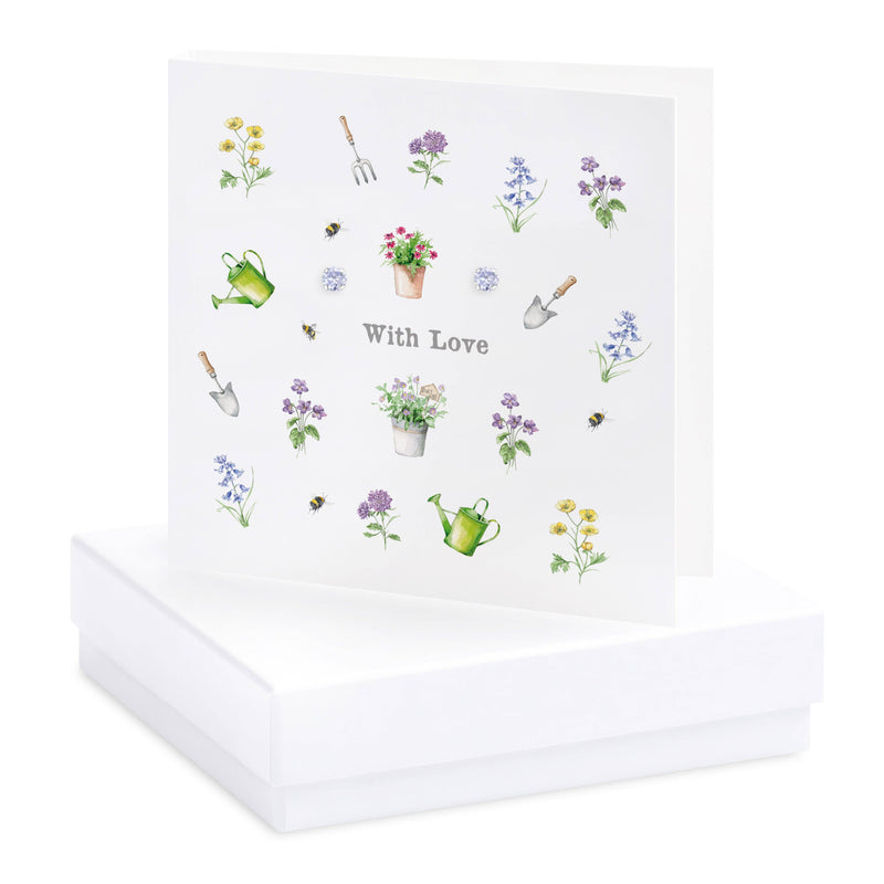 Crumble & Core - Boxed Multi Floral Garden Earring Card