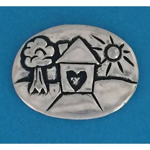 House/Thankful Grateful Blessed Coin