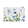 Blue Flower Garden Cosmetic Bag