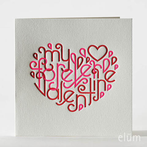 Intertwined Heart Valentine Card - Le Petite Putti Canada - Putti