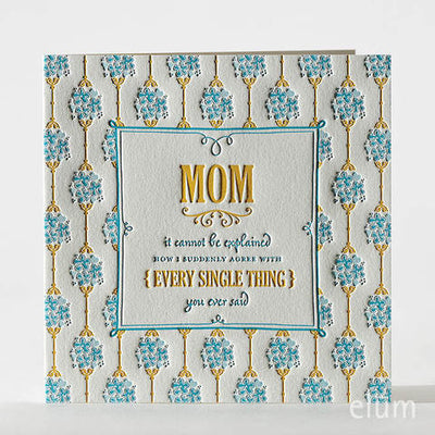 Mom's Bouquet Greeting Card, ED-Ellum Design, Putti Fine Furnishings