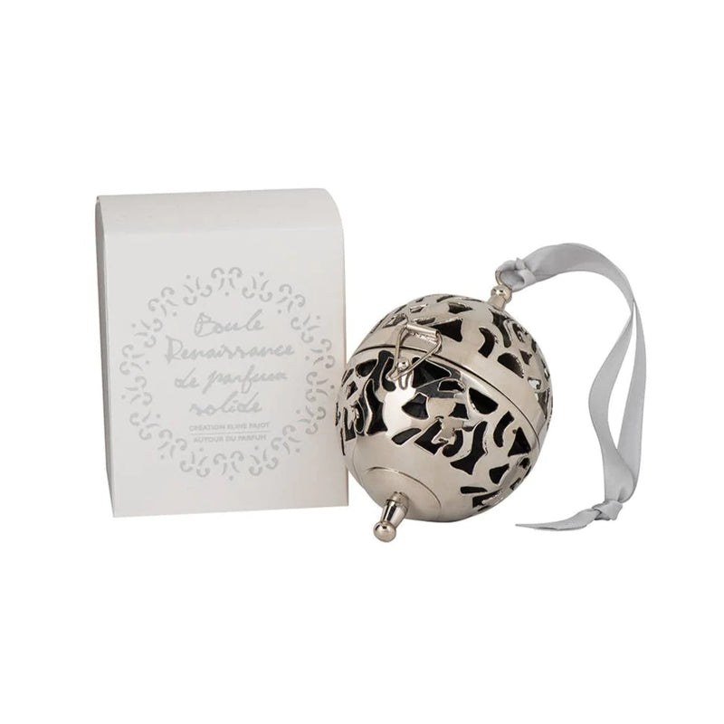 Renaissance Silver Ball of Solid Perfume - Santal Mysore