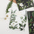 Greenery Border White Christmas Greeting Card