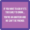 Drinks on Me coasters - Amateur Coaster | Putti Fine Furnishings