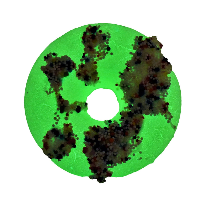 "Glownut" Donut with Sprinkles Bath Bomb - Blue