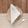 Linen Napkins - Striped Natural