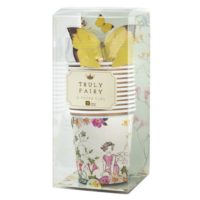 "Truly Fairy" Butterfly Paper Cups, TT-Talking Tables, Putti Fine Furnishings