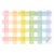 Rainbow Gingham Paper Placemat Pad