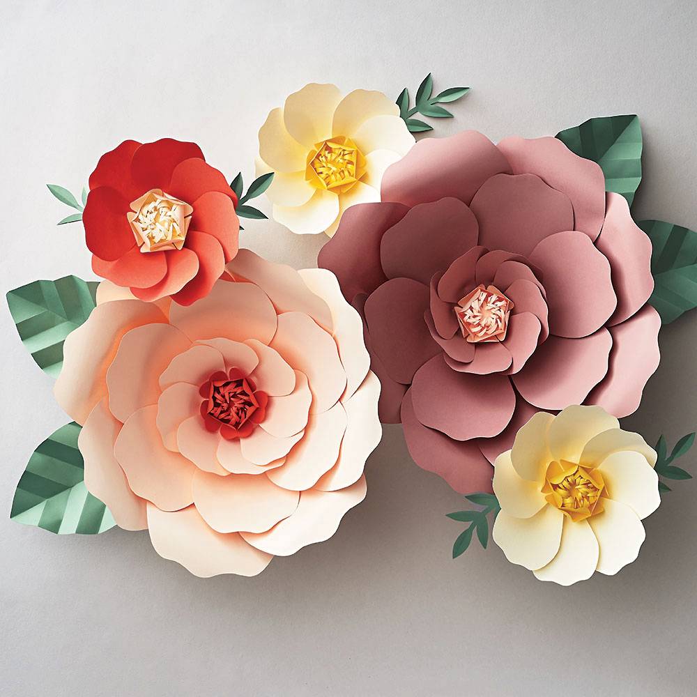 Big Bloom Paper Flowers Kit  | Putti Fine Furnishings 