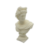 Ivory Apollo Bust Candle