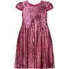 Holly Hastie Dazzel Bright Pink Sequin Girls Party Dress