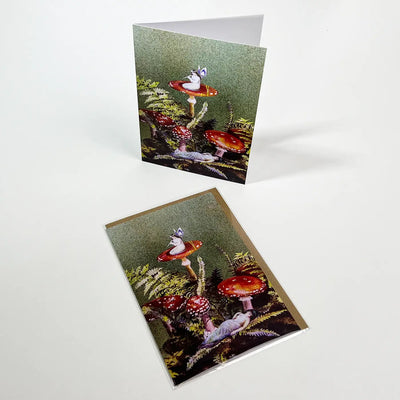 Toadstools Greeting Card
