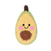 Avocado Friendly Vegetable Hand Crochet Rattle