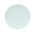 Mint Low Rim Stripe Paper Plates - Small