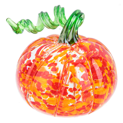Glass Pumpkin Figurine