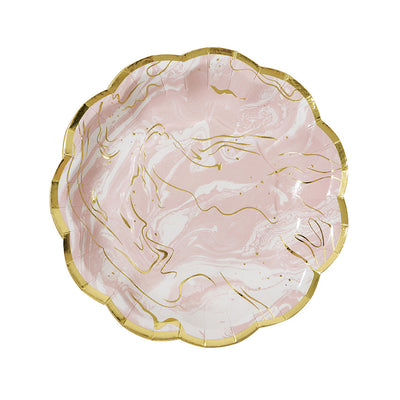 Party Porcelain Rose - Marble Plates Small, TT-Talking Tables, Putti Fine Furnishings
