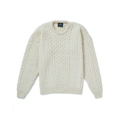 Merino Wool Aran Sweater - Cream Putti Fine Fashions Canada - Putti Fine  Furnishings