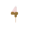 "We Heart Birthdays" Pink Glitter Number Candle - Four, TT-Talking Tables, Putti Fine Furnishings