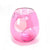 Glass Wax Burner - Pearlized Pink | Putti Fine Furnishings Canada 