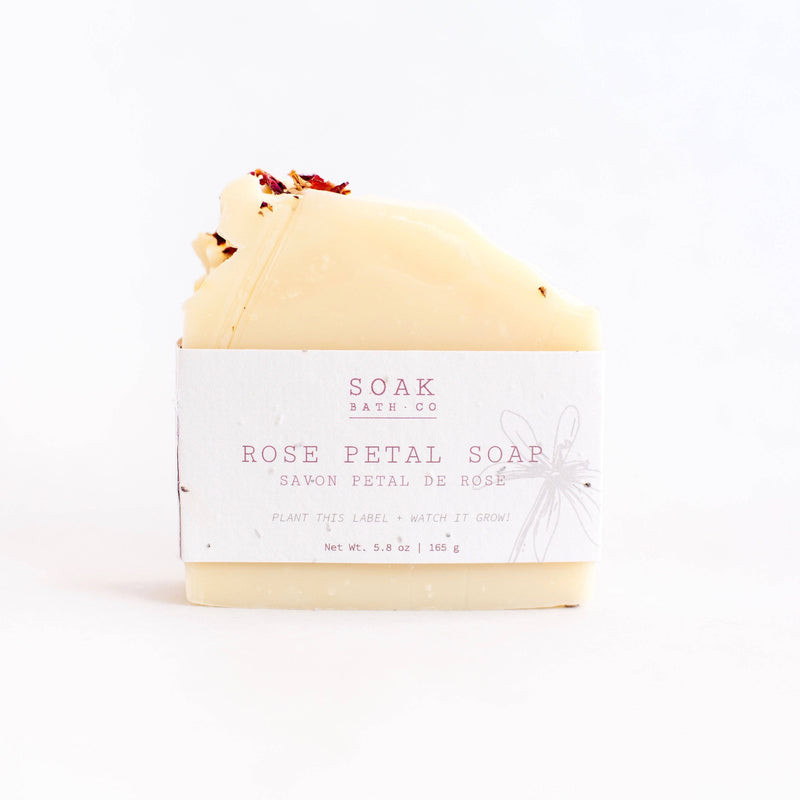 Soak Bath Co. Rose Petal Handmade Soap