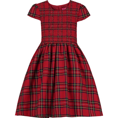 Holly Hastie Bonnie Red Plaid Girls Party Dress