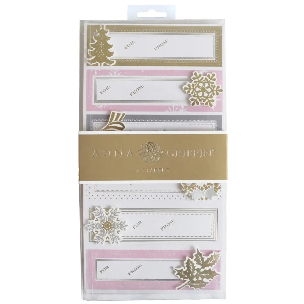 Anna Griffin Pink & Gold Sticker Label Sheets