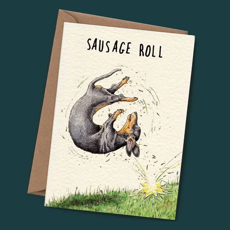 Saussage Roll Greeting Card