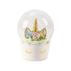 Flower Unicorn Snow Globe | Putti Fine Furnishings