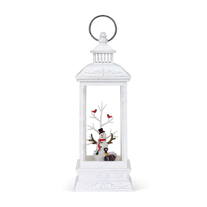 Snowman Musical Perpetual Snow Lantern with Light | Putti Christmas 