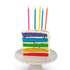 Tall Rainbow Birthday Candles