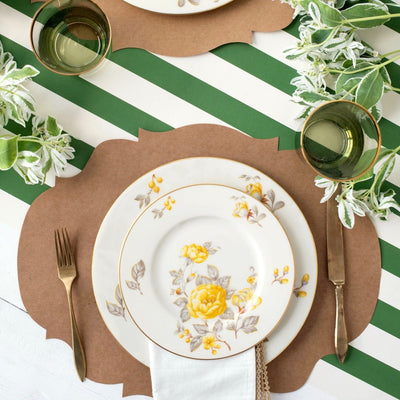 Hester & Cook Die Cut Kraft French Frame Placemats - Putti Celebrations & Partyware