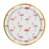 Pink Flamingo Paper Plates - Small, SC-Slant Collections, Putti Fine Furnishings