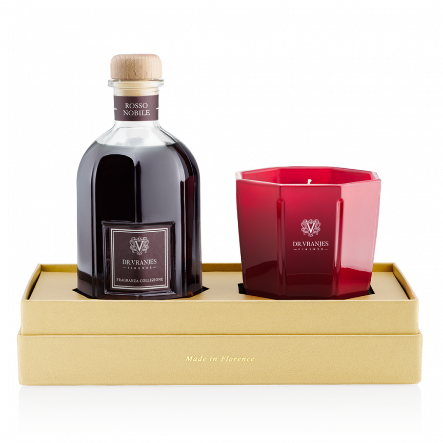 Special Edition Gifts Set - Rosso Nobile 250ml Diffuser & 200g Candle