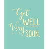 "Get Well Very Soon" Greeting Card, BB-Bluebell 33, Putti Fine Furnishings