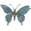 Iced Blue and Silver Butterfly Clip, CT-Christmas Tradition, Putti Fine Furnishings