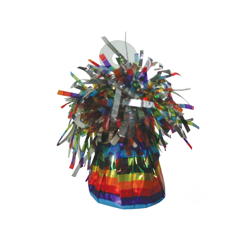 Rainbow Foil Balloon Weight - Small