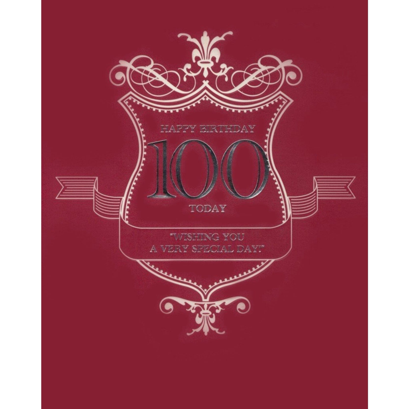 "Happy Birthday 100 Today" Card