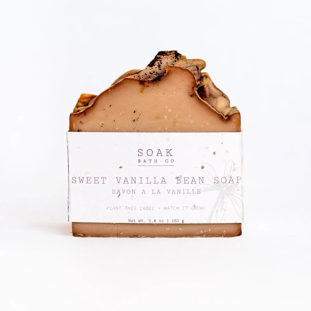 Soak Bath Co. Sweet Vanilla Bean Handmade Soap