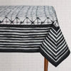 Shibori Black Table Linen