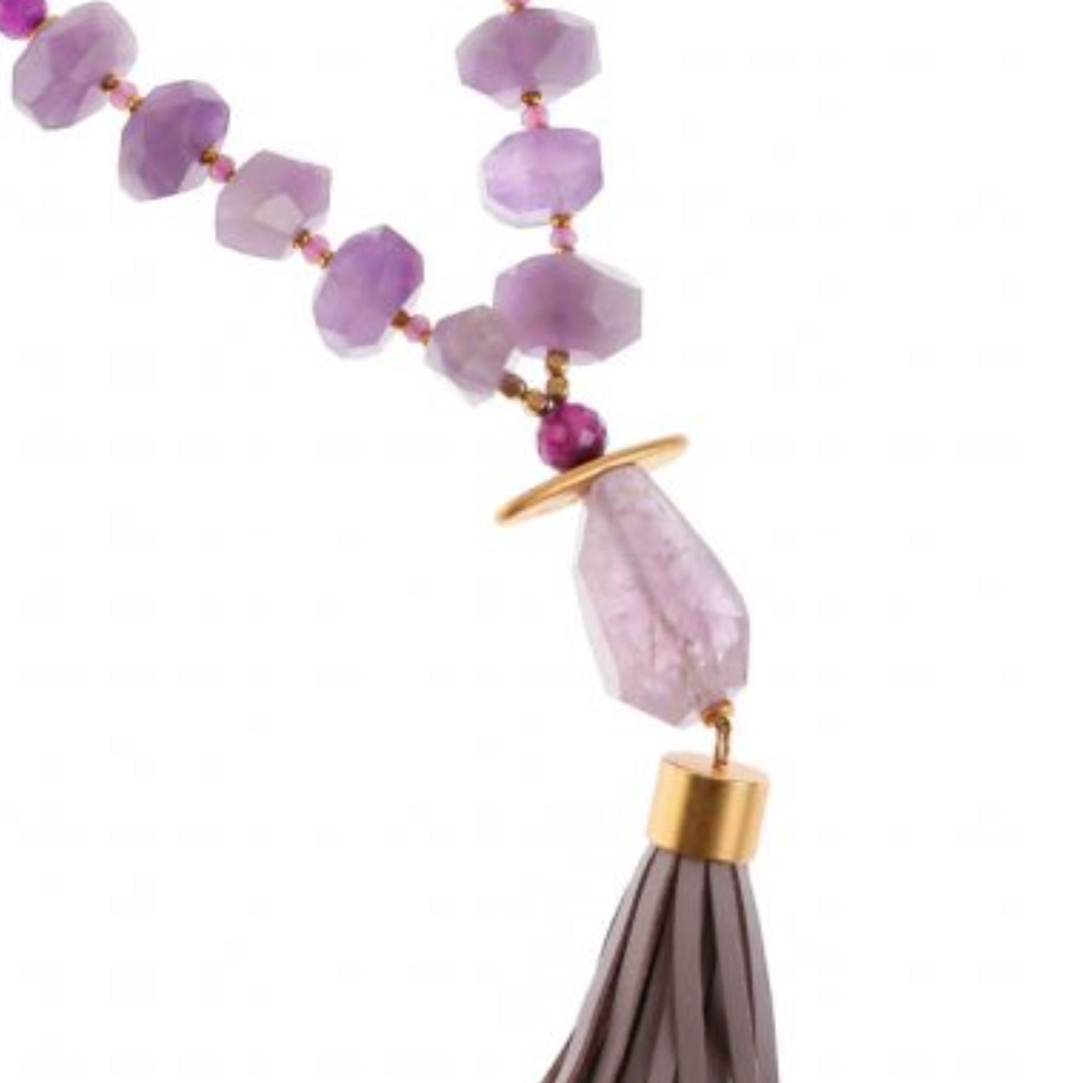 Pranella Annora Rocky Tassel Necklace