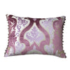 Cabriole Amethyst Pillow with Bauble Trim