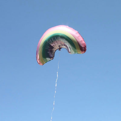 "We Heart Unicorns" Rainbow Balloon