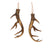 Gold Antler Ornament