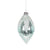  Iced Aqua Glass Ornament - Double Point, CT-Christmas Tradition, Putti Fine Furnishings