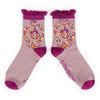 Powder "A to Z" Monogrammed Ankle Socks - Q - Putti Fine Fashions Canada