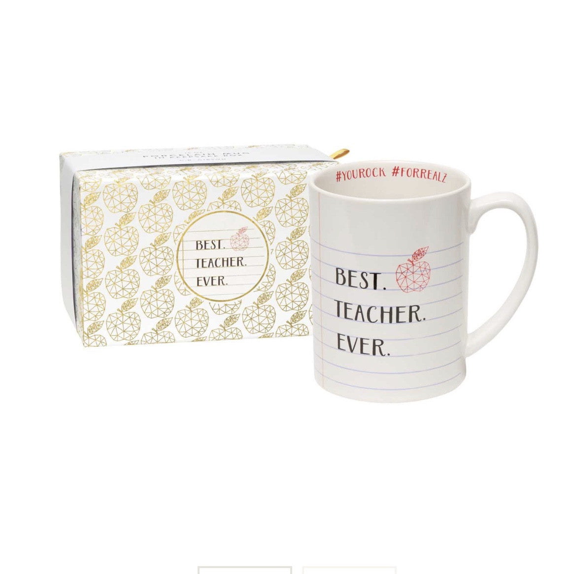  Best Teacher Ever Mug, CRG-CR Gibson, Putti Fine Furnishings