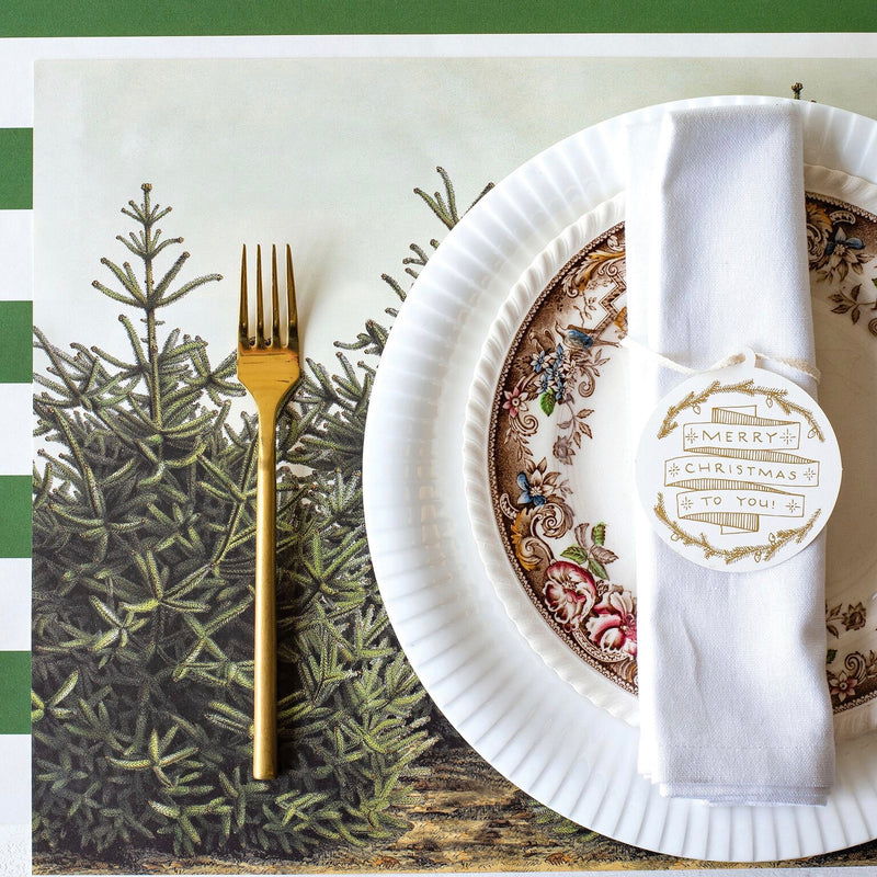 Hester & Cook Fir Tree Paper Placemats | Putti Celebrations & Partyware 