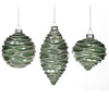 Green Wavy Ball Ornament